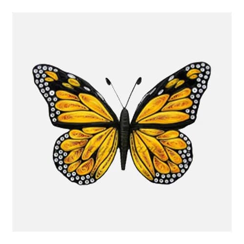Quilling Butterfly Paper Wall Art Quilling Butterfly Paper Wall Art - Main Visual