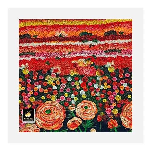 Rose Garden Quilled Paper Wall Art Rose Garden Quilled Paper Wall Art - Main Visual