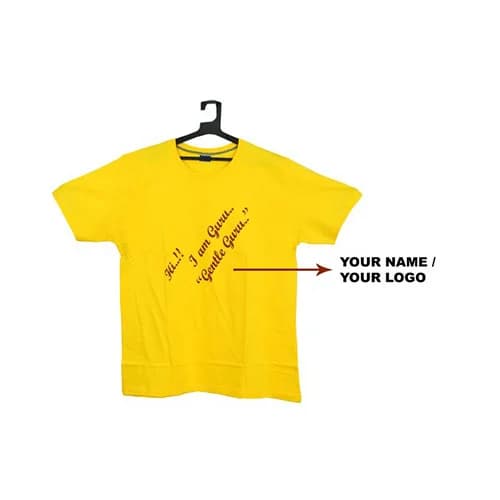 Quote Round Neck Cotton T Shirt Quote Round Neck Cotton T Shirt - Main Visual