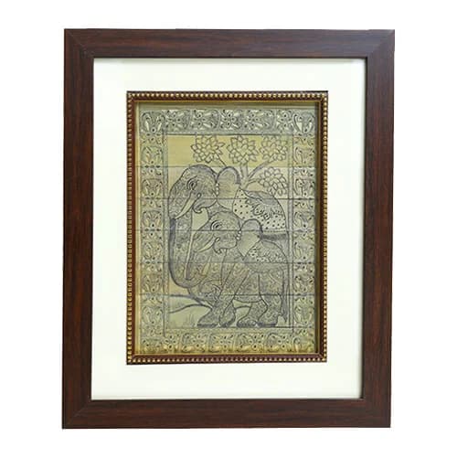 Palm Leaf Engraving Smiling Elephant Palm Leaf Engraving Smiling Elephant - Main Visual