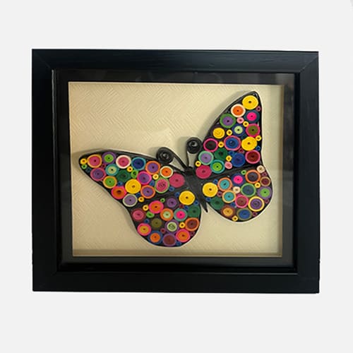 Paper Quilled Butterfly Wall Decor
