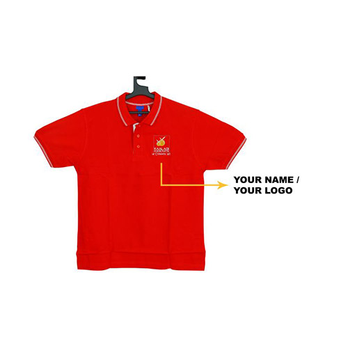 Custom Polo Neck T-Shirt With Brand