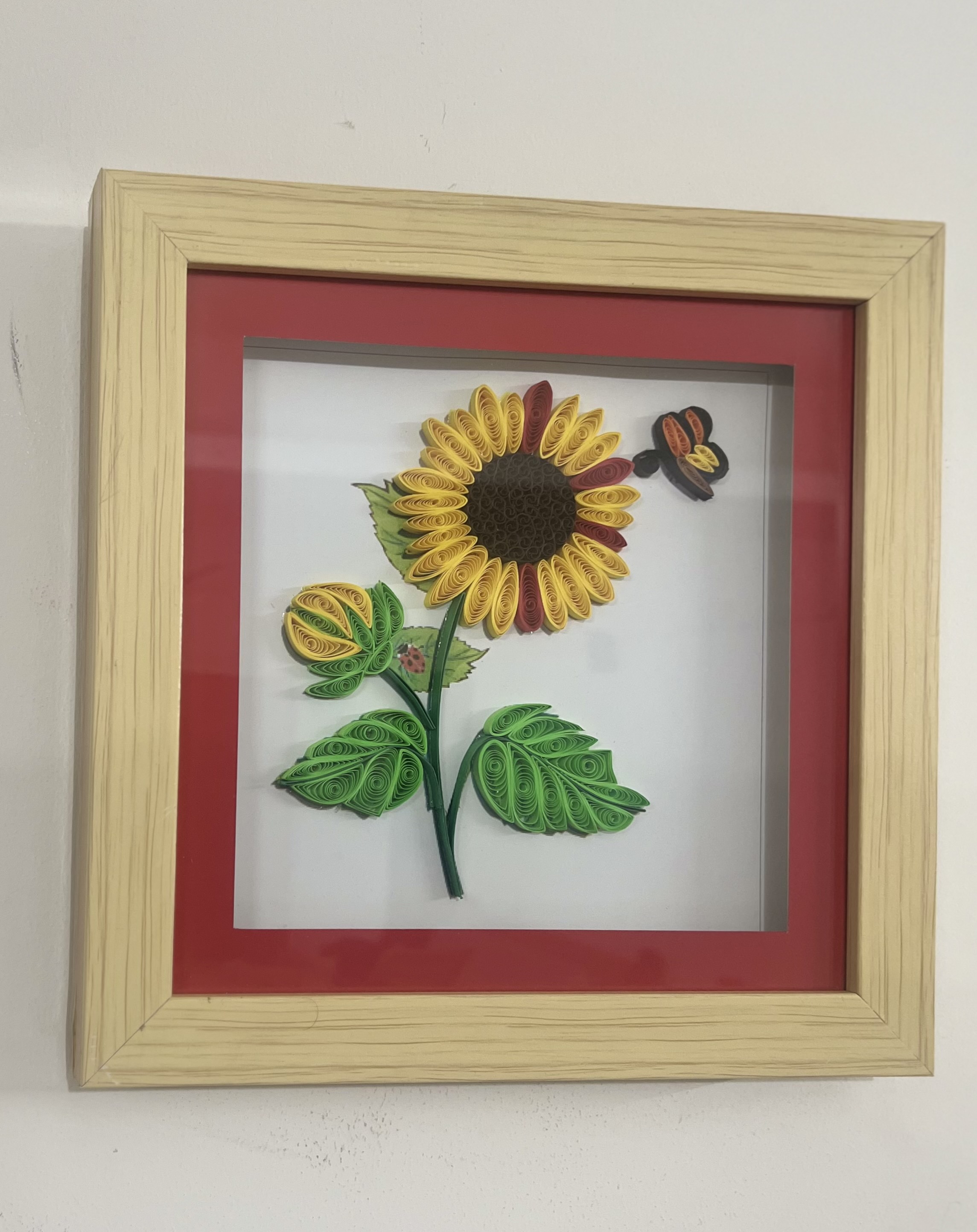 Sunflower with Honey Bee